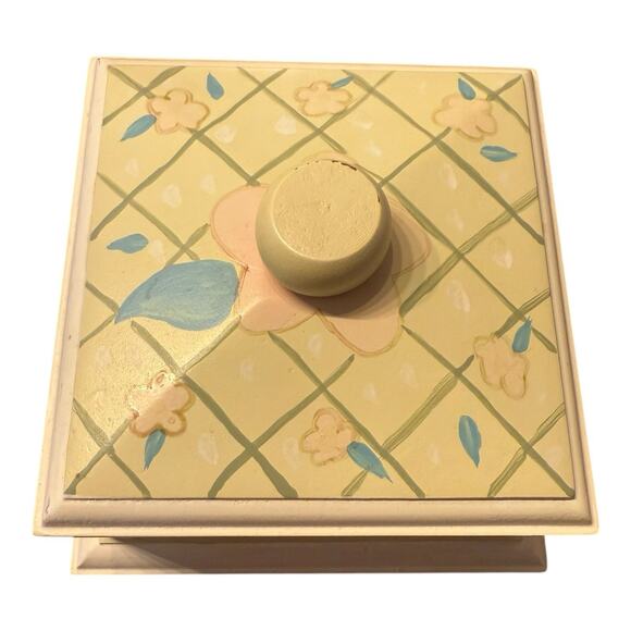 RARE Vintage Decoline New York Hand Made Hand Painted Trinket Box Exclusive! - Picture 5 of 12